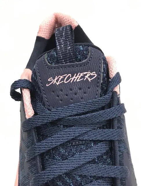 Skechers scarpa sportiva da donna Solar Fuse Brisk Escape 13328 NVPK blu-rosa Endurance running in shaded tracks shoes
