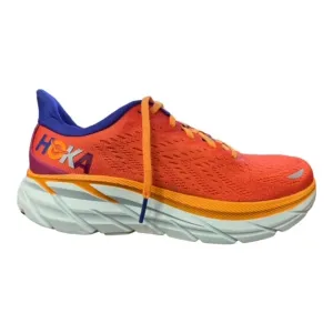 Abrasion Proof Outsole Hoka Clifton 8 1119393-FBLN Scarpe Running Uomo Fiesta-Bluing Max