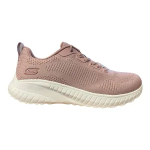 waterproof running gear Flexible sole construction Skechers sneakers da donna Bob Squad Chaos Face Off 117209/BLSH rosso arancio