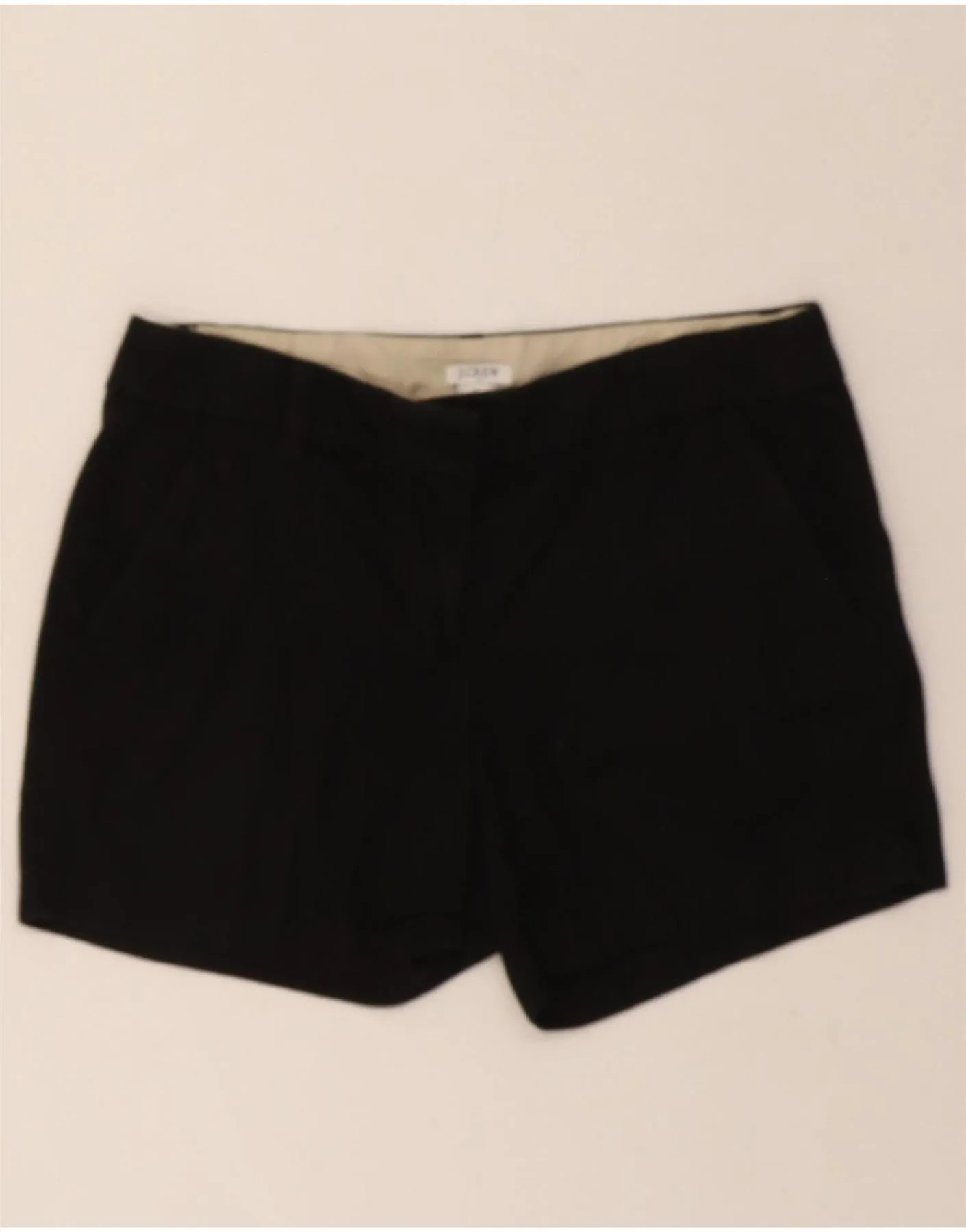 J. CREW Womens Chino Shorts US 4 Small W30 Black Cotton Anti - odor Quick Action