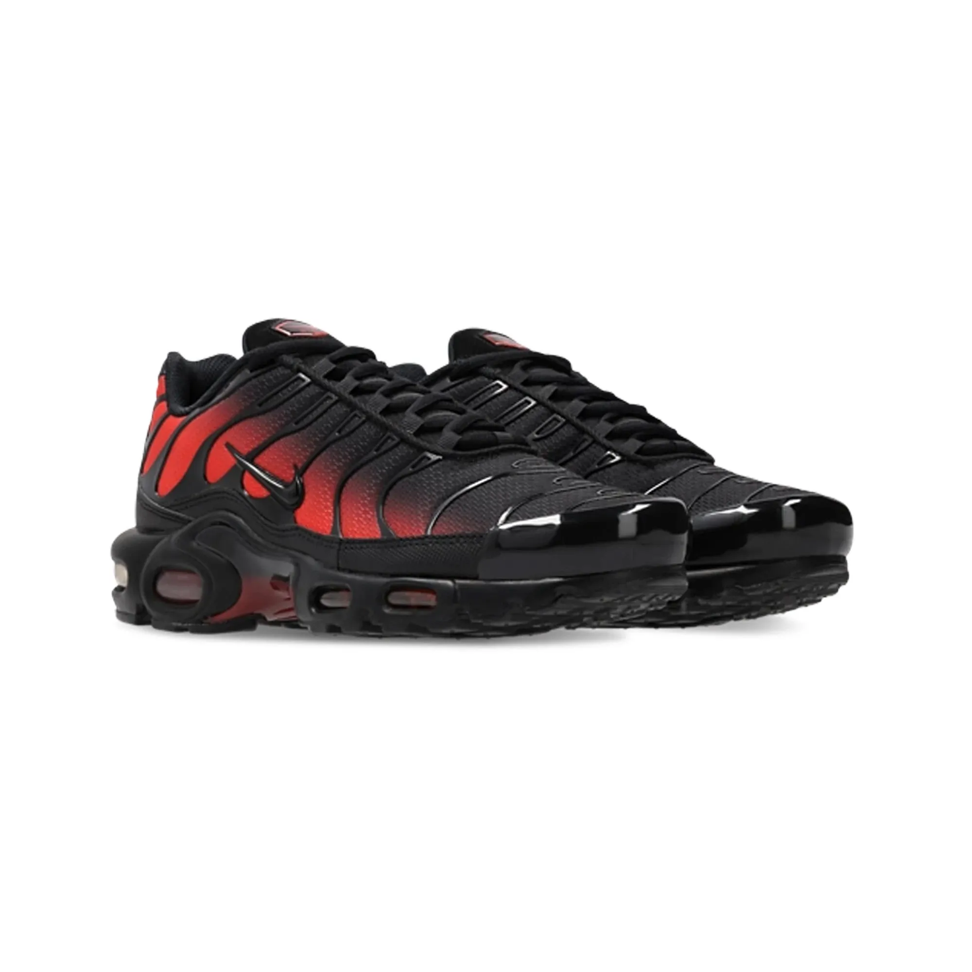 Nike Air Max Plus TN 'Black Light Crimson' (2025) hiking running shoes mesh upper breathability