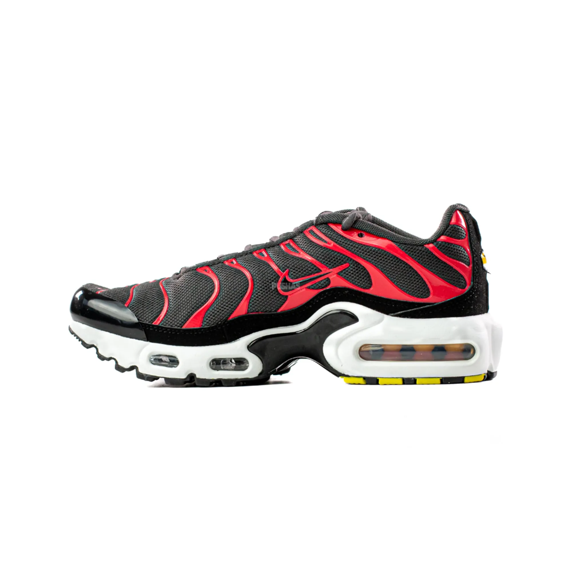 Breathable mesh upper Custom Fit Nike Air Max Plus TN 'Bred' GS (2021)