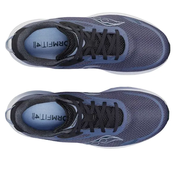 Saucony scarpa da corsa da donna Axon 3 S10826-111 iris-grigio scuro Bounce Tech Muddy running grip
