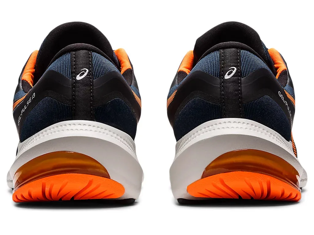 Asics scarpa da corsa da uomo Gel Pulse 13 1011B175 403 blu-arancio Molded Heel Cradle running headbands