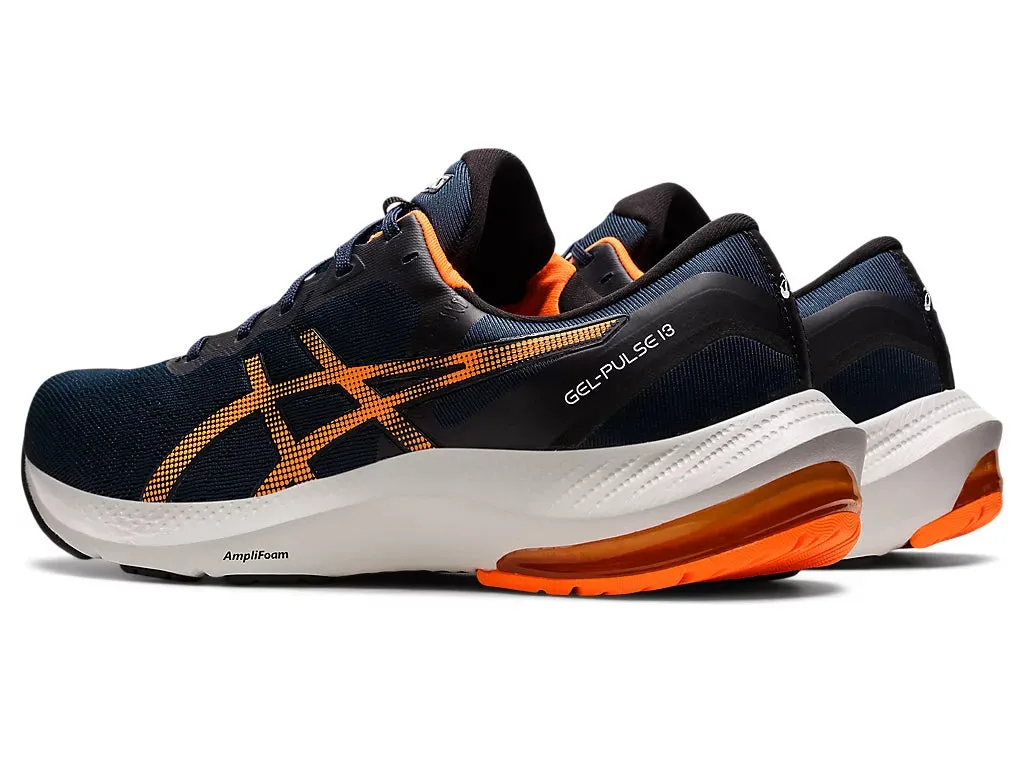 Asics scarpa da corsa da uomo Gel Pulse 13 1011B175 403 blu-arancio clearance shoes Seamless Upper