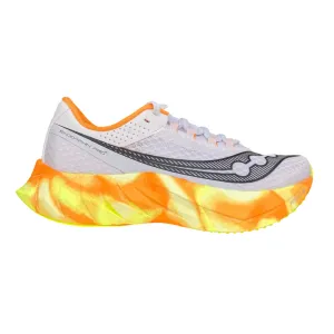orthopedic running shoes night - visibility shoes Saucony Endorphin Pro 4 S20939-30 - Scarpa Racing Carbonio Nebbia-Giallo