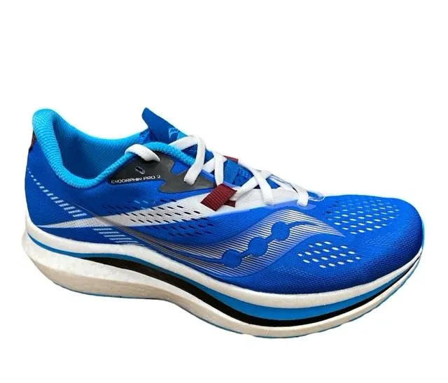 Saucony scarpa running uomo Endorphin Pro 2 S20687-30 royal white Breathable mesh upper