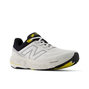 Mud run Durable Outsole Grooves Fresh Foam X 860v14 - Grey Matter with Black and Ginger Lemon - Men's