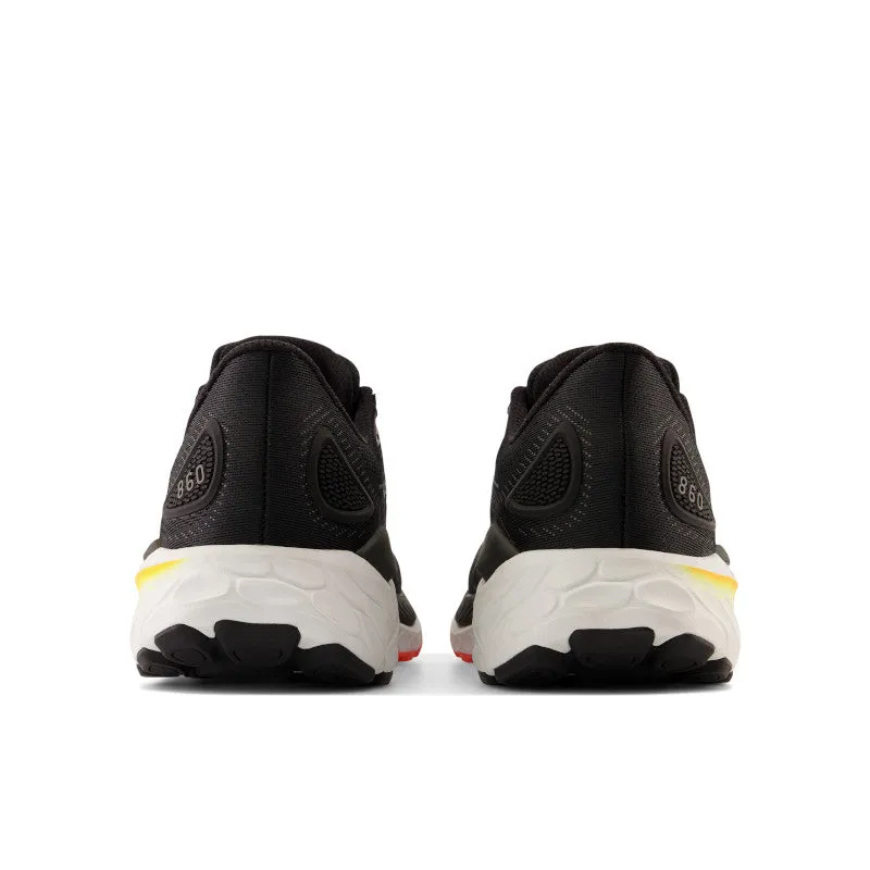Gradient Firmness Fresh Foam X 860v13 - Black with Neon Dragonfly and Hot Marigold - Men's
