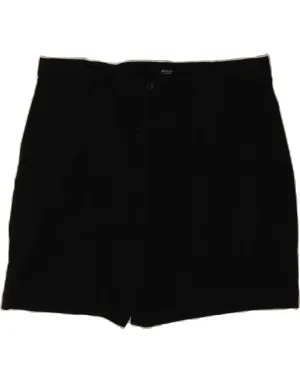 DOCKERS Womens High Waist Chino Shorts US 16 2XL W34  Black Cotton Quick Evaporation Fabric Chill Vibes