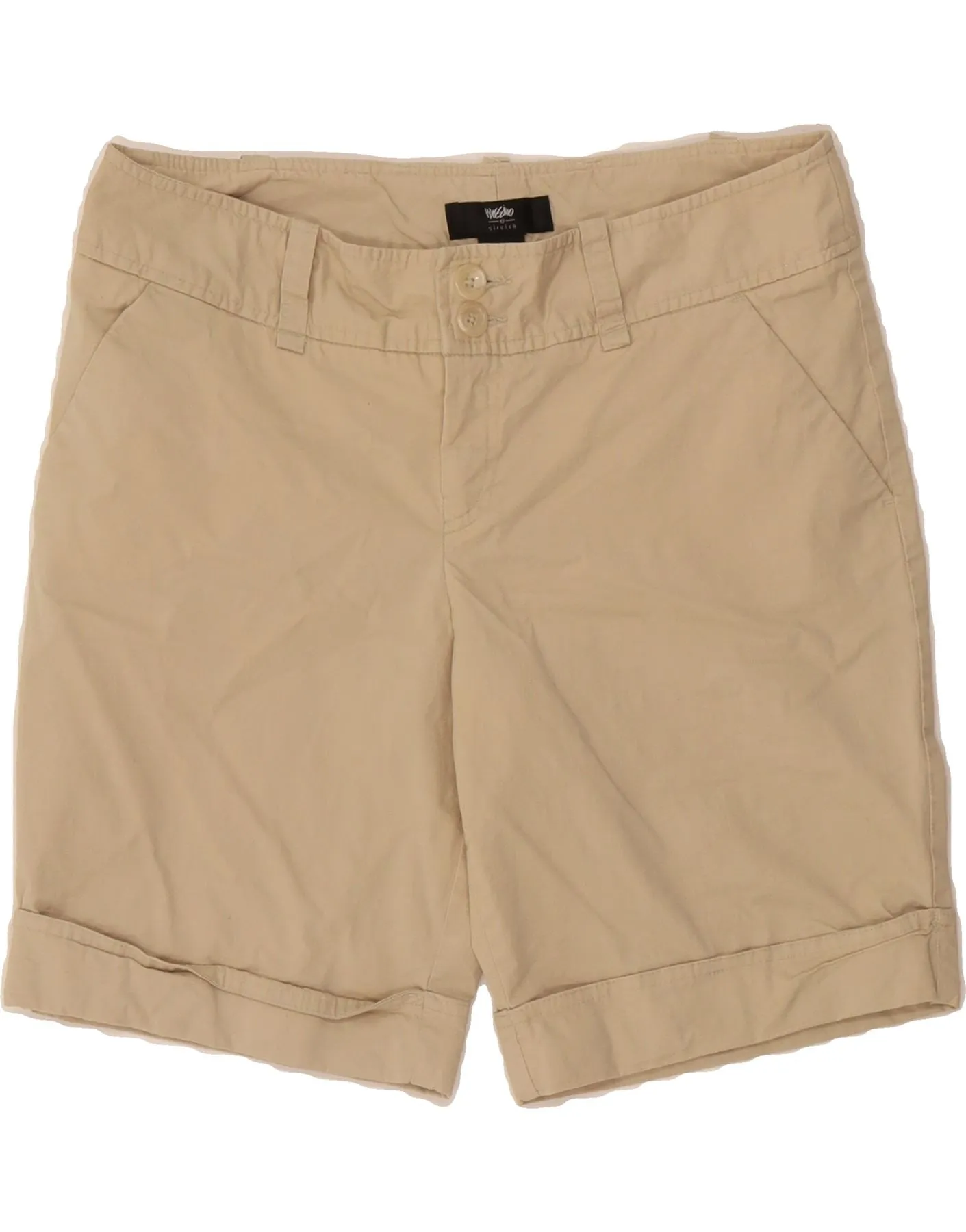 color - fast MOSSIMO Womens Chino Shorts US 10 Large W32  Beige Cotton