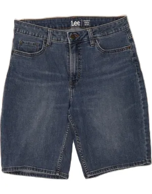Mood Wear Quick Layer Fit LEE Womens Bermuda Regular Fit Mid Rise Denim Shorts US 12 Large W32  Blue