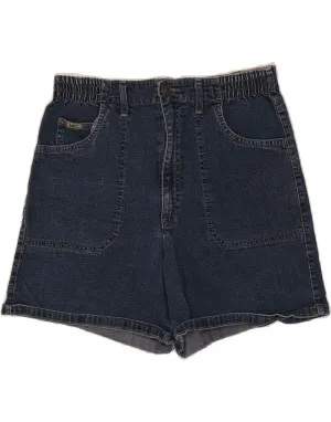 Simple Cut Light Fit LEE Womens High Rise Denim Shorts US 14 XL W32  Navy Blue Cotton