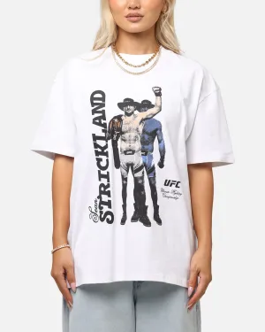 Denim combination Easy Care Fabric UFC By Culture Kings Sean Strickland Heavy T-Shirt White