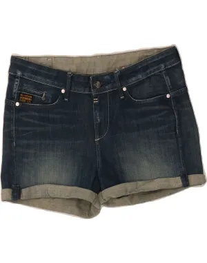 G-STAR Womens Denim Shorts W29 Medium Blue Cotton ReinforcedStressPoints