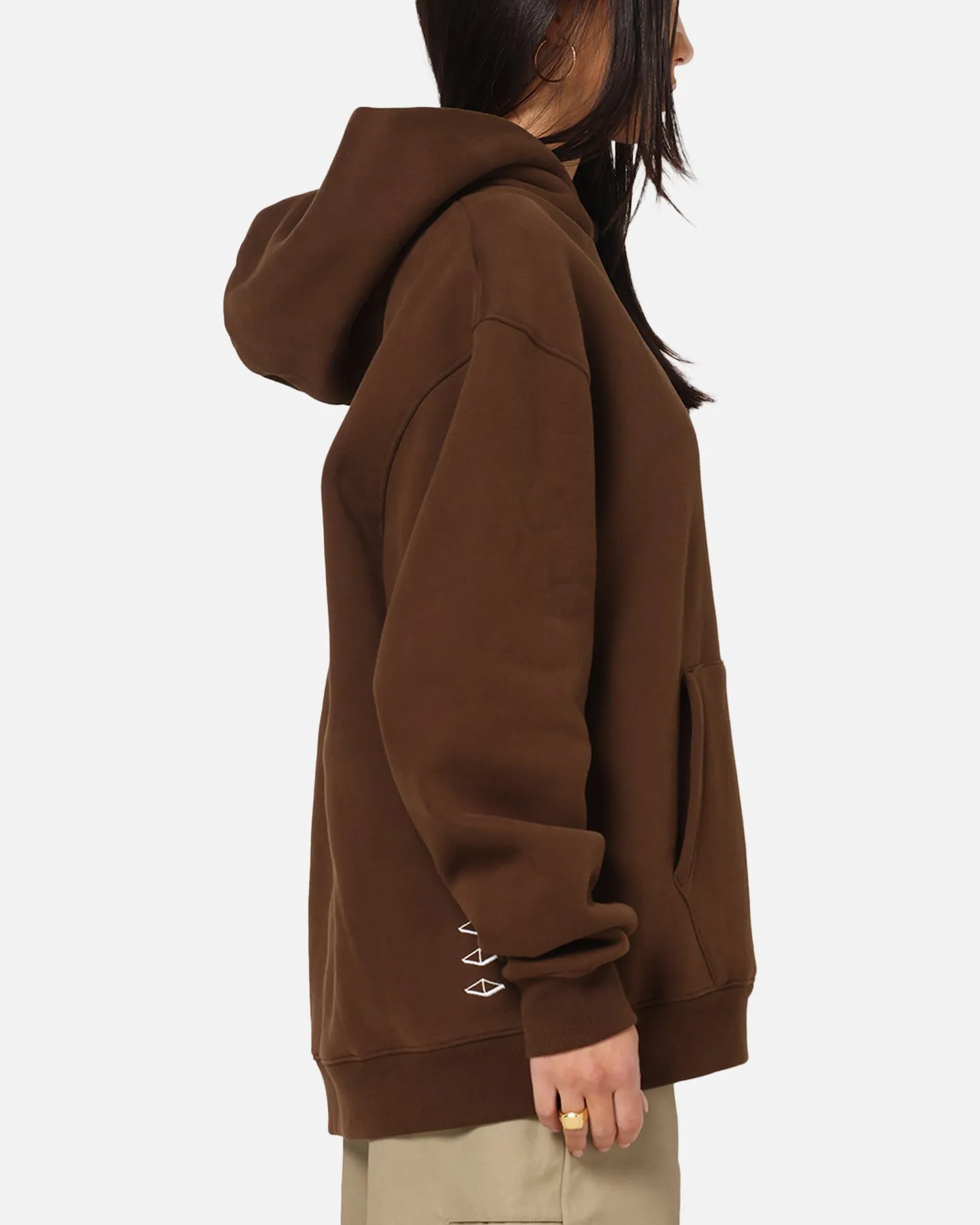 Zippered Front Closure Vouseti Vouseti OG Hoodie Mocha