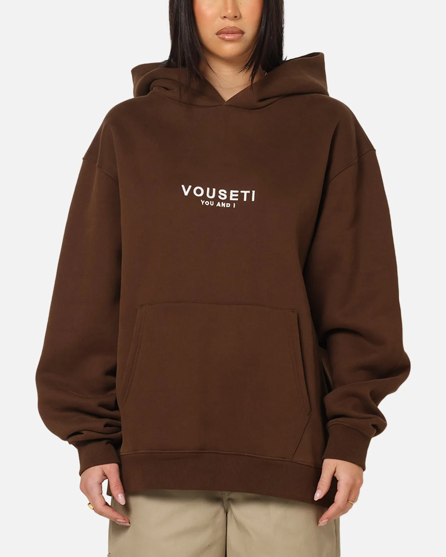 Reinforced Hood Vouseti Vouseti OG Hoodie Mocha