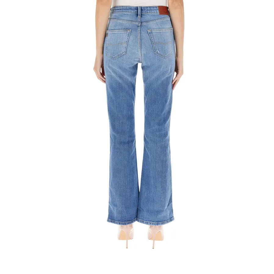 Artist Vibe Everyday Rainy Day Pepe Jeans pantalone jeans da donna Flare a vita alta PL204733RI32 blu chiaro