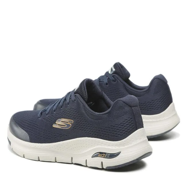 Sneakers Skechers Arch Fit 232040 NVY | Scarpe Uomo Traspiranti Blu pre - run warm - up
