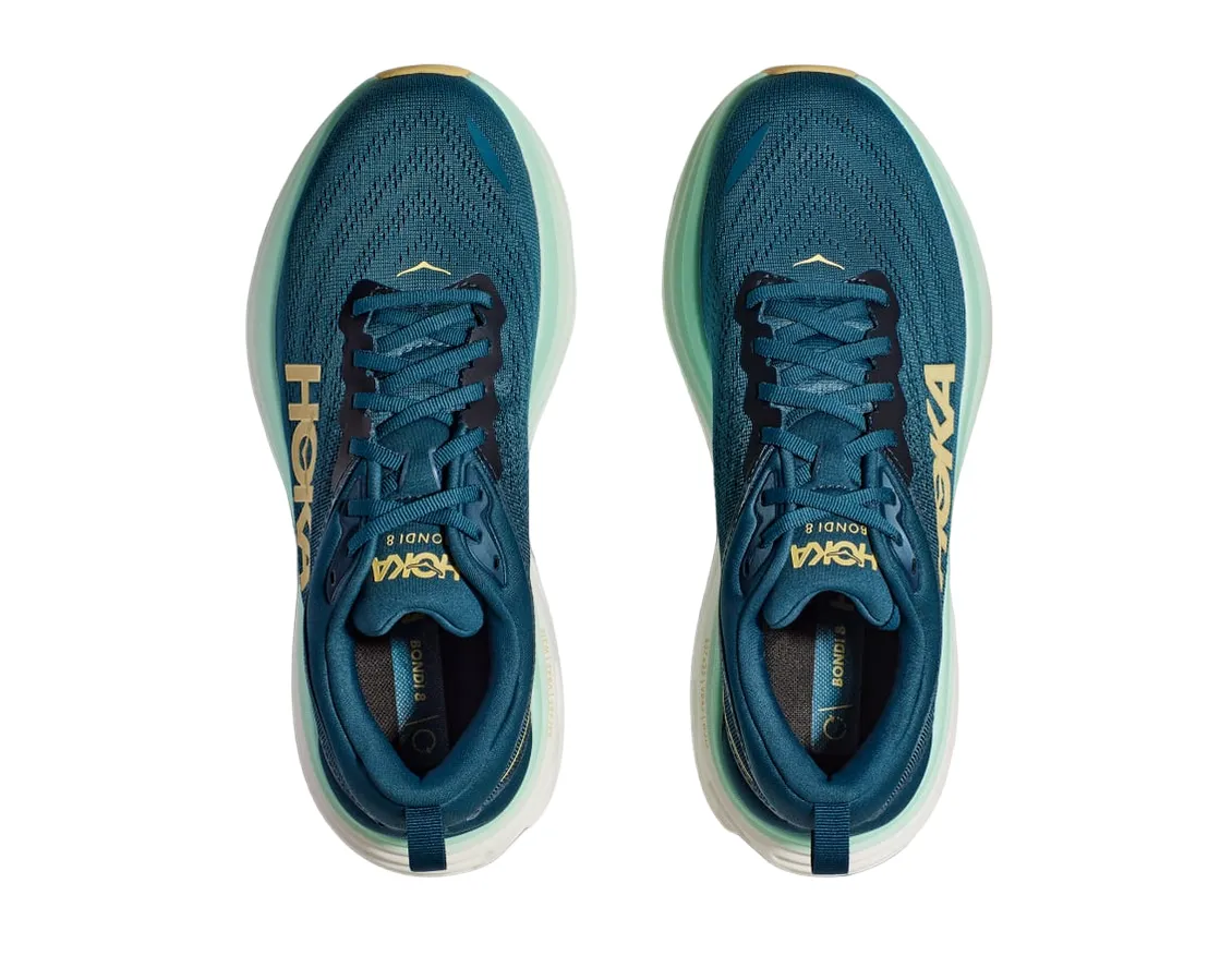 Hoka One One scarpa da corsa da uomo M Bondi 8 1123202/MOBS oceano blu Reinforced Eyelet Durability marathoning shoes