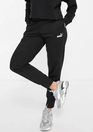 Puma Women's Ess  Embroidered Logo High Waist Pants Outfit Staple Laser Cut Perforations