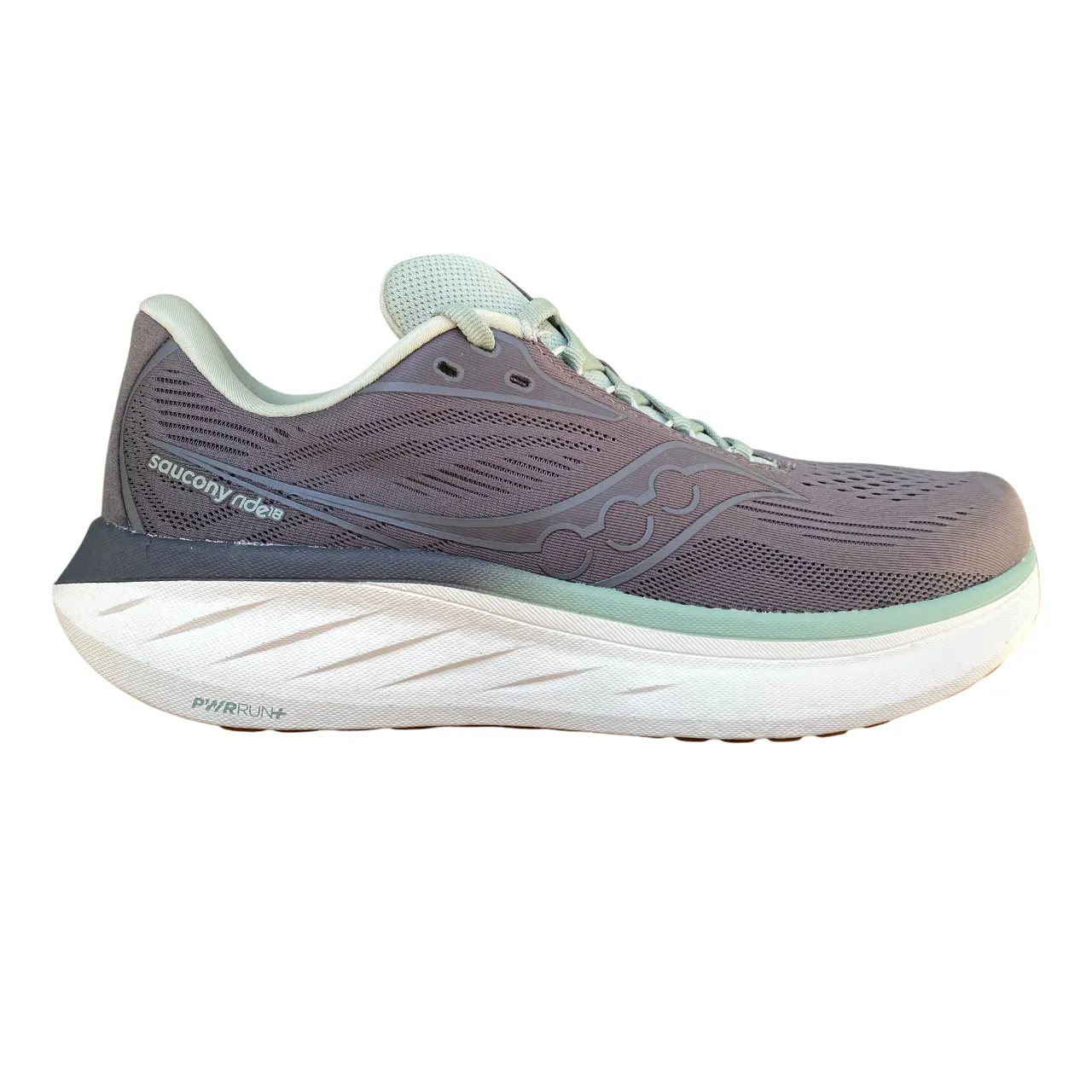 Saucony Running Ride 18 S21000-227 - Scarpa Uomo Carbonio Shock Dispersing Heel Cup breathable mesh shoes