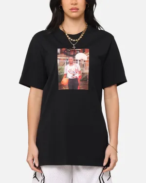 Low Profile Collar Jordan Brand Photo Crewneck T-Shirt Black/Black