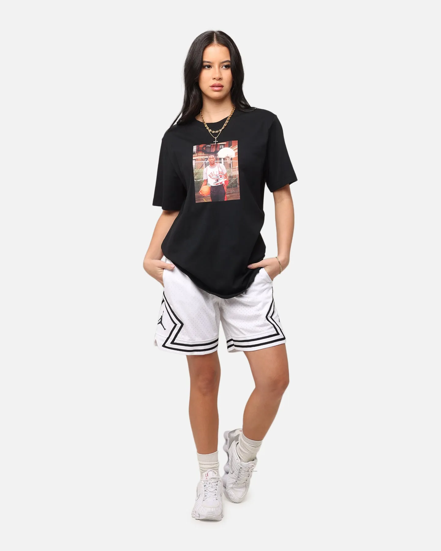 Jordan Brand Photo Crewneck T-Shirt Black/Black Chill Vibe