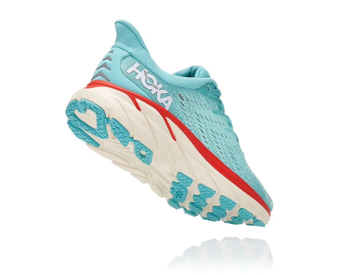 Anti Odor Lining Material Hoka One One scarpa da corsa da donna Clifton 8 1119394/AEBL aquarelle/eggshell blue