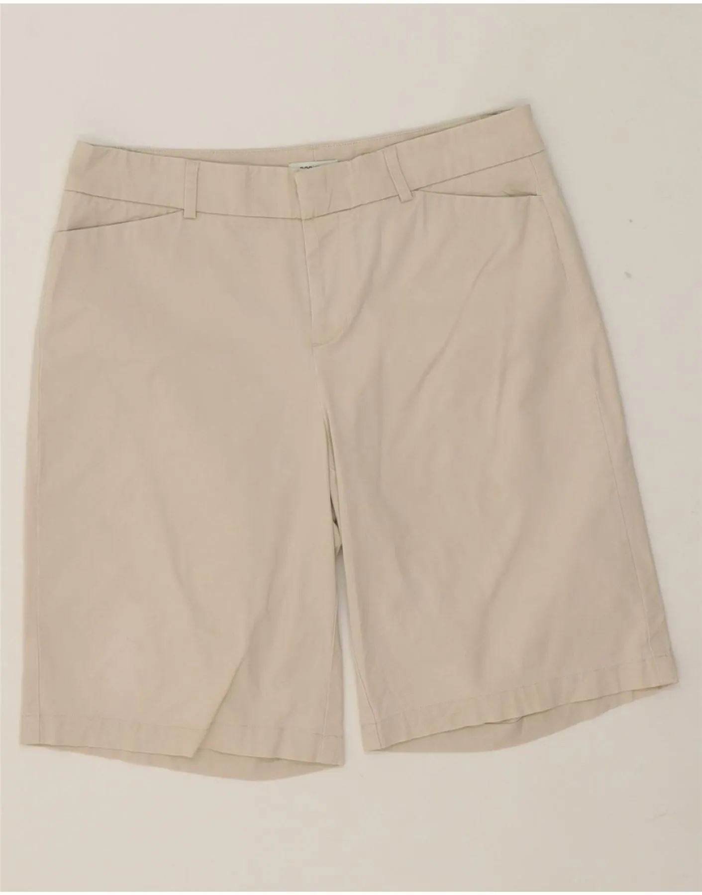 Versatile Look DOCKERS Womens Casual Shorts US 10 Large W32  Beige Cotton