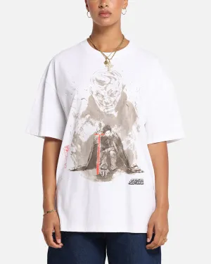 Organic Cotton 73 Studio Star Wars Takumi Last Jedi Vintage T-Shirt White