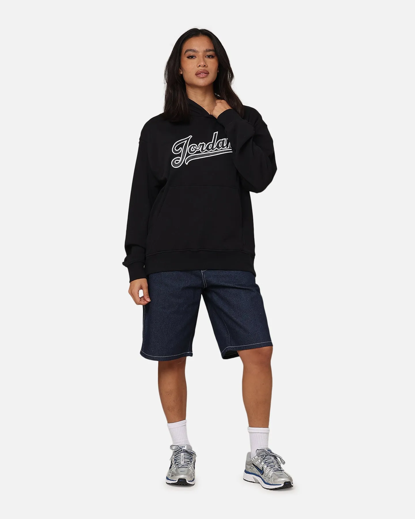 Jordan Flight MVP Fleece Pullover Hoodie Black mountain style
