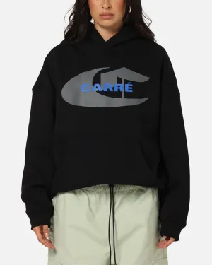 Carre Crested Hoodie Black Squirrel like