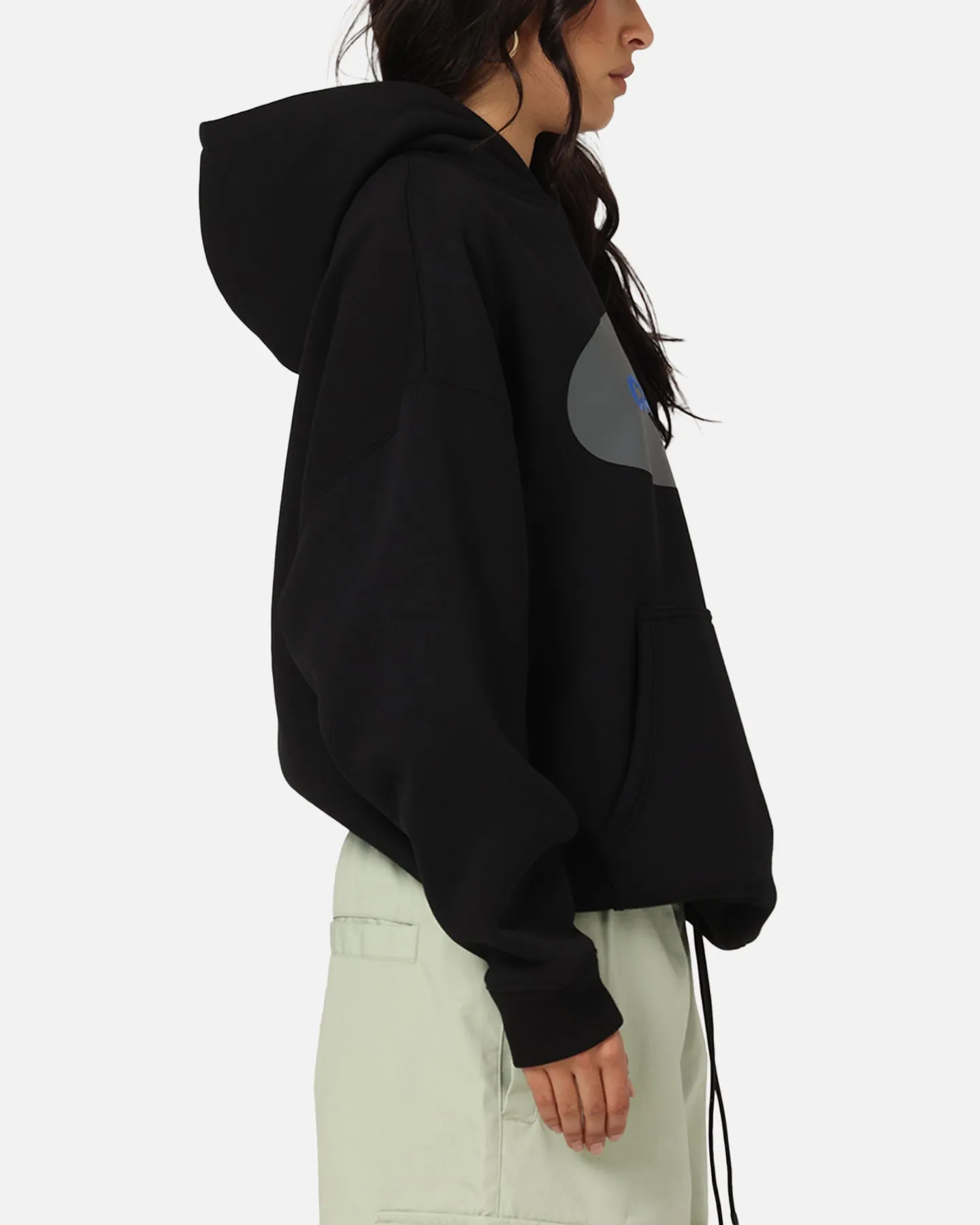 Flying fox like Carre Crested Hoodie Black