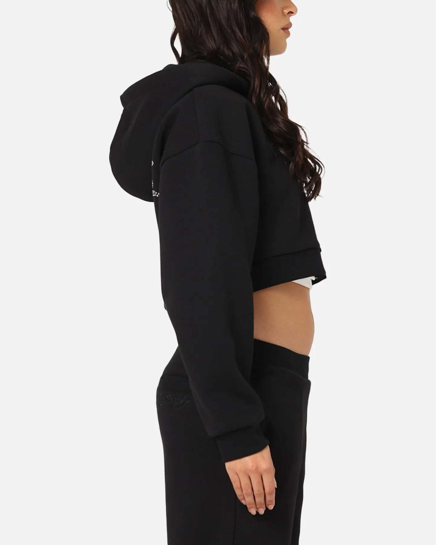 minimalistic Ed Hardy Women's Butterfly Effect Hoodie Black