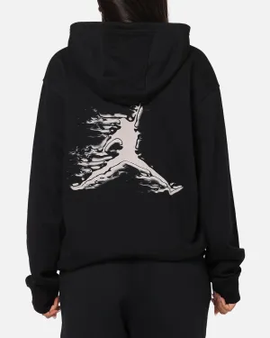 Jordan Dri-FIT Graphic Pullover Hoodie Black/White Runway Inspired