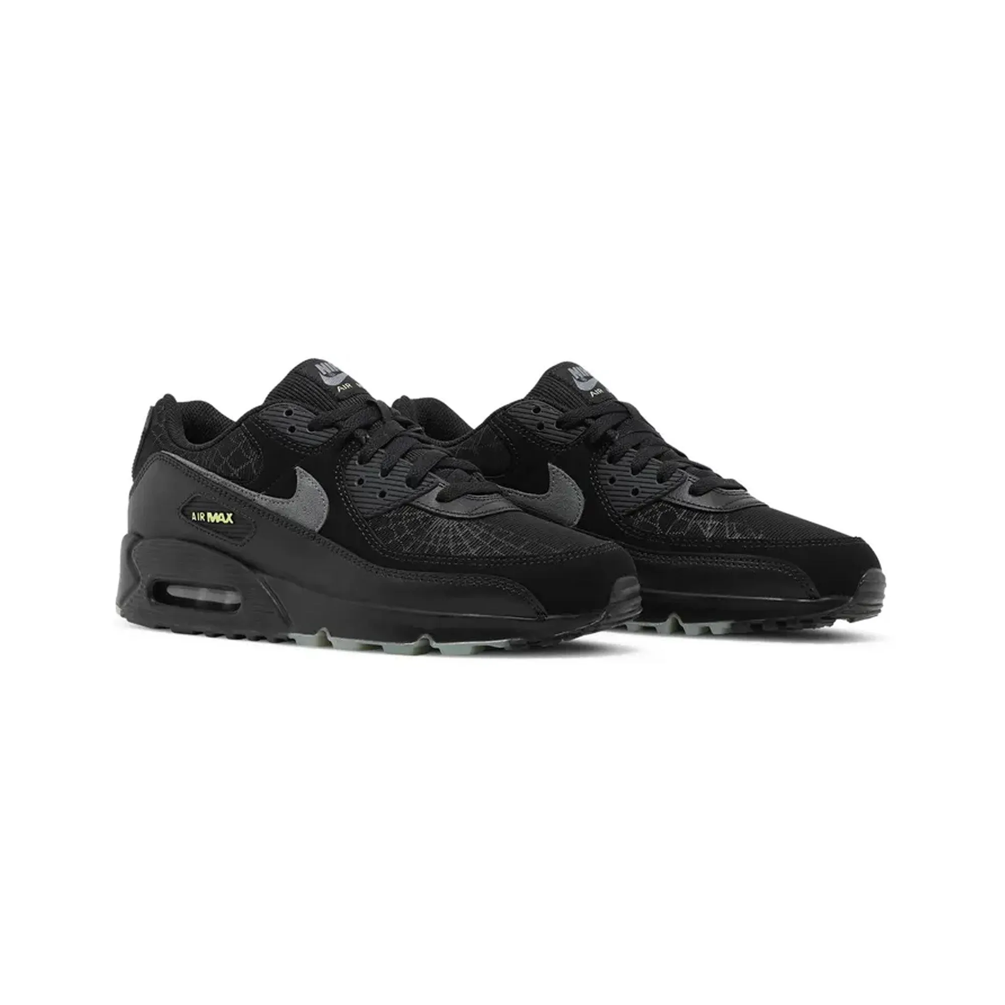 Nike Air Max 90 'Halloween' (2020) Asymmetric Lacing System odor - control lining shoes