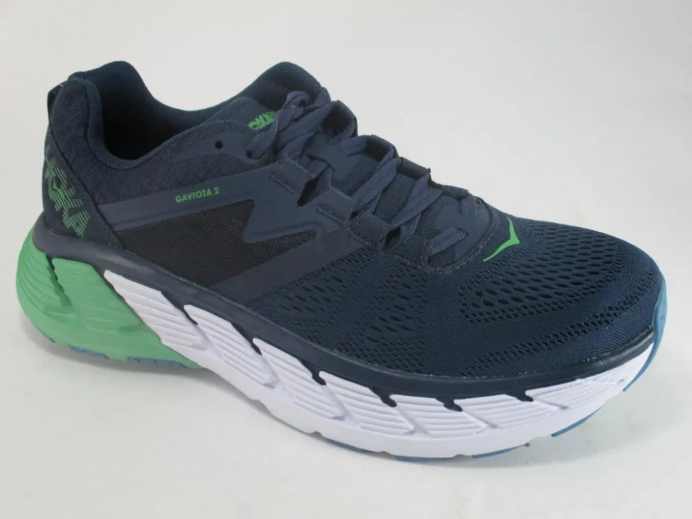 Rainy Weather Running Treadmill Friendly Grip Hoka One One scarpa da corsa da uomo Gaviota 2 11099629/MOBI blu verde