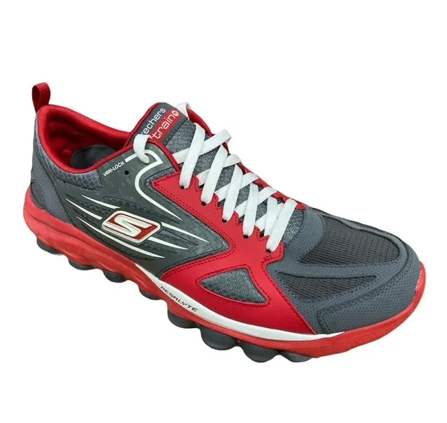 running in a yoga studio shoes Skechers da ginnastica da uomo Go Train 53503 CCRD rosso grigio