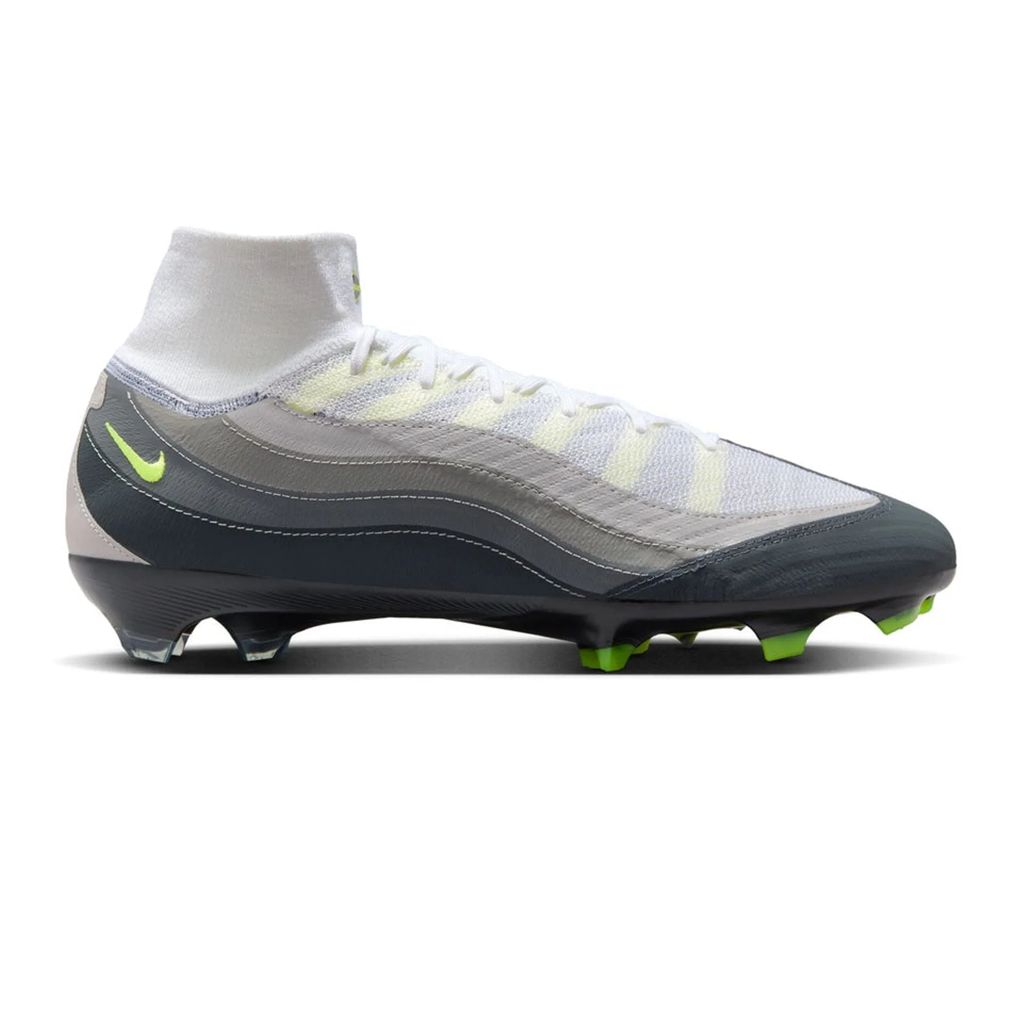 Smooth transitions diabetic shoes Nike Zoom Mercurial Superfly 10 Elite SE FG Air Max 95 'Neon' (2025)