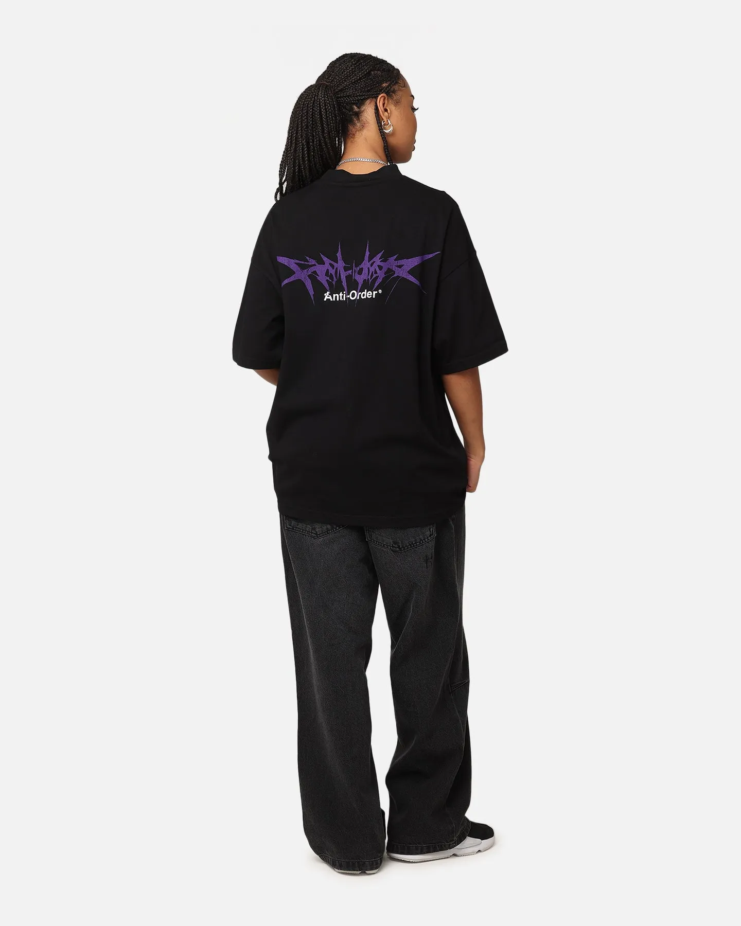 The Anti Order Metal Mock Neck T-Shirt Black Popular City Outfit