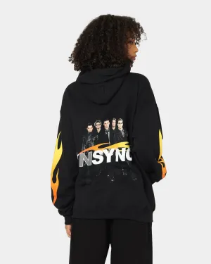 Classic Outfit NSYNC Flame Photo Hoodie Black