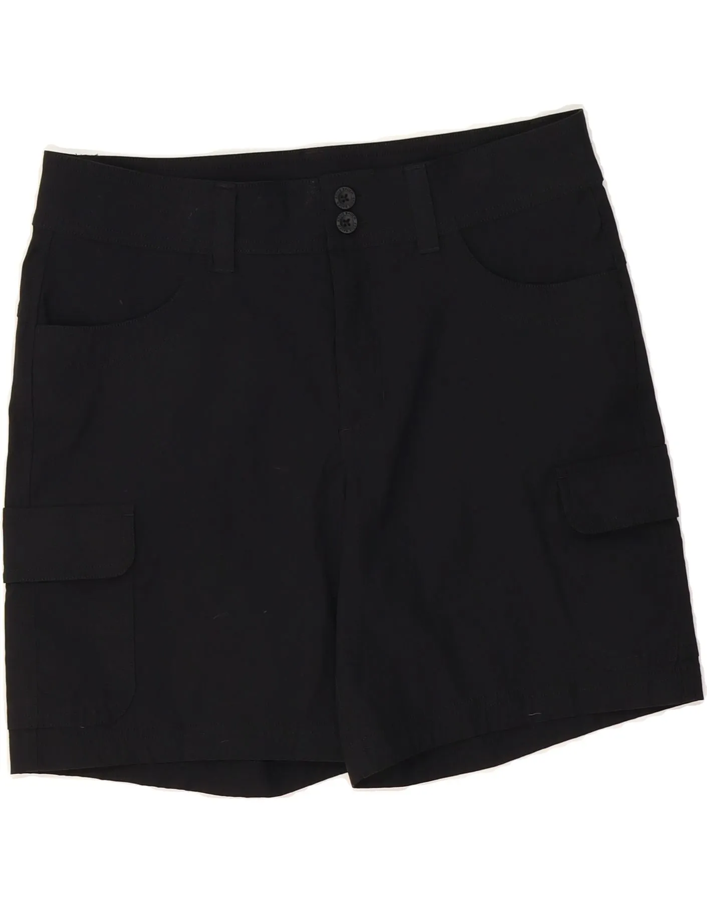 Quick Dry Wear Fit EDDIE BAUER Womens Cargo Shorts US 8 Medium W30 Black Nylon