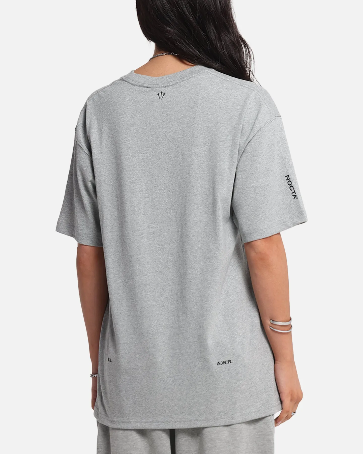 Stylish and Cozy Fit for Everyone Nike Nocta CS T-Shirt Dark Grey Heather