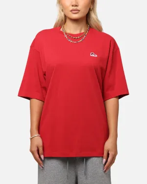 Summer Style Jordan Brand Sneaker Patch Crew T-Shirt Varsity Red