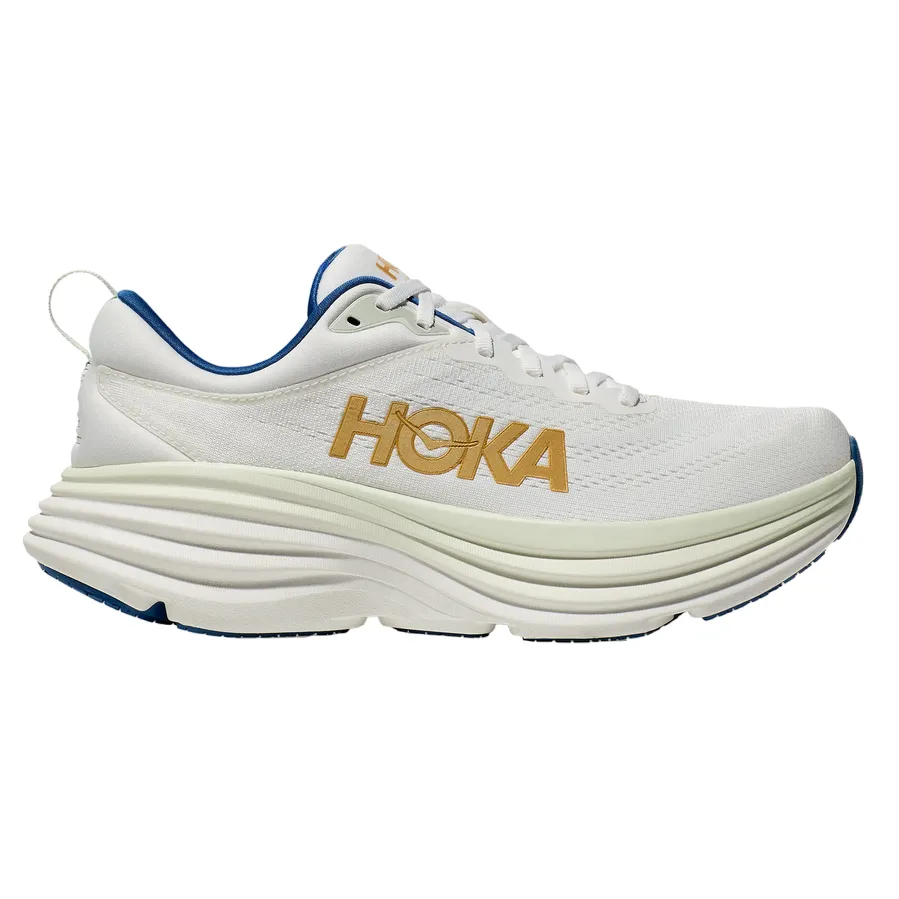 lightweight - material - portability shoes low - cut running shoes Hoka One One scarpa da corsa da uomo Bondi 8 1123202/FTG ghiaccio-oro