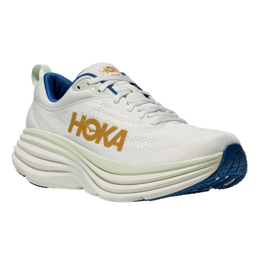 Hoka One One scarpa da corsa da uomo Bondi 8 1123202/FTG ghiaccio-oro running in a frozen lake area shoes