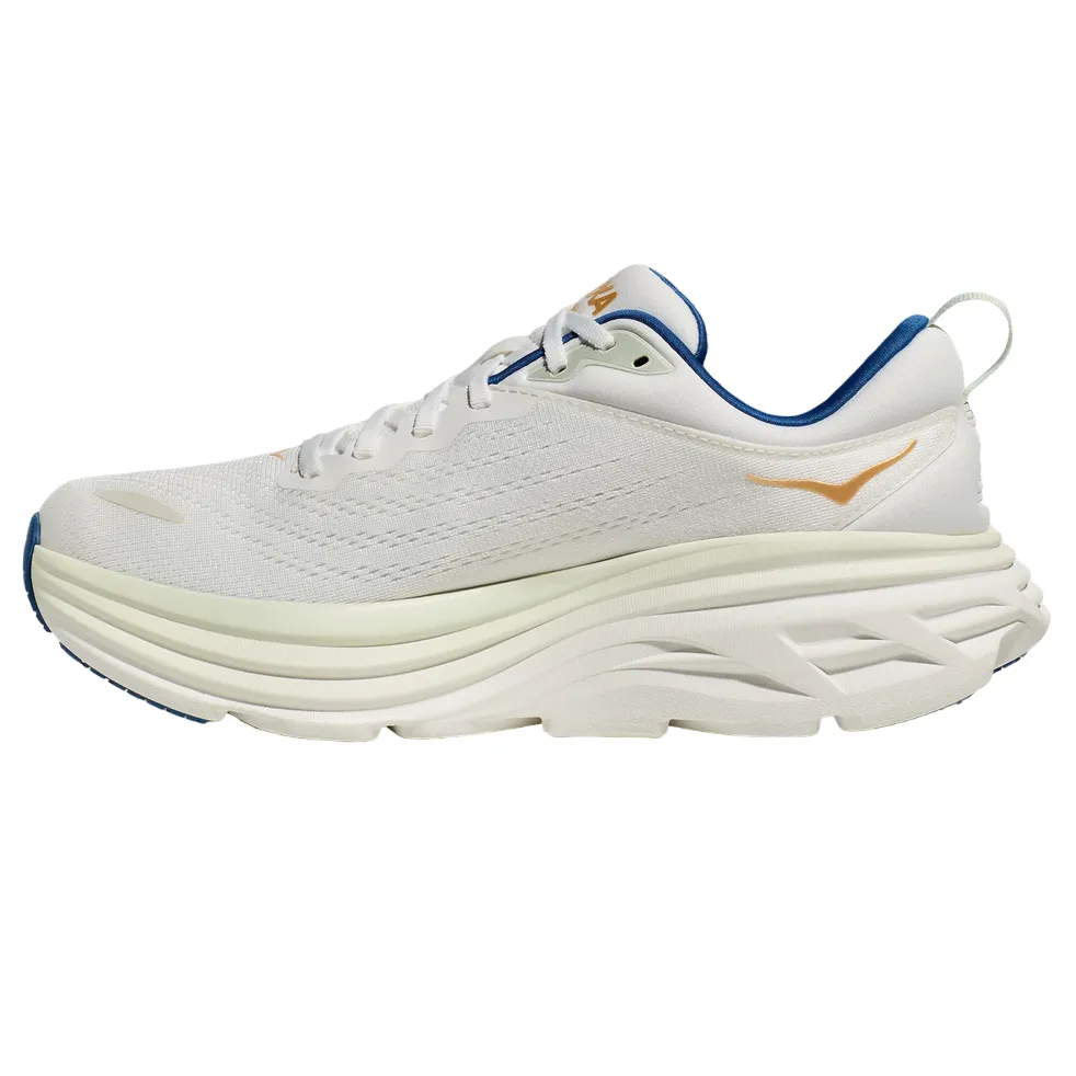 hook - and - loop closure Integrated Tongue Hoka One One scarpa da corsa da uomo Bondi 8 1123202/FTG ghiaccio-oro