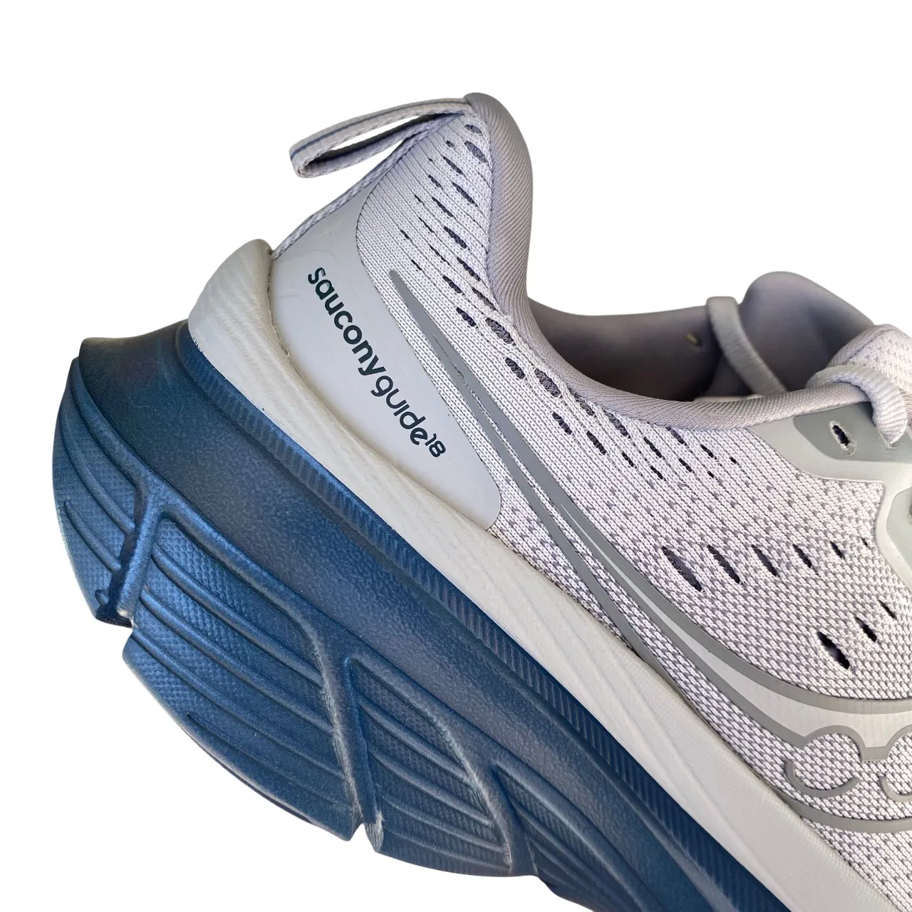 Saucony Guide 18 S20998-210 Scarpe Running Uomo Grigio Fossile Perimeter Guard running in circular tracks shoes