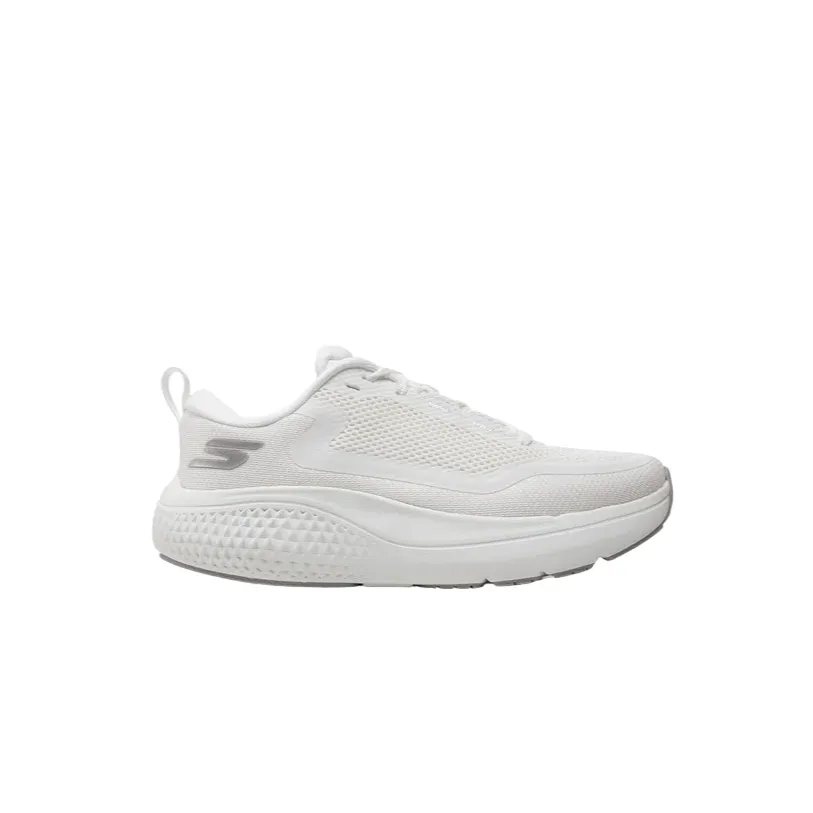 Genuine Leather Skeckers scarpa da corsa da donna Go Run Supersonic Max 172086/WSL bianco-argento